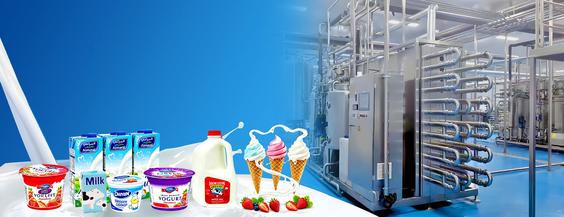 Nhà sản xuất dây chuyền sản xuất sữa Trung Quốc
