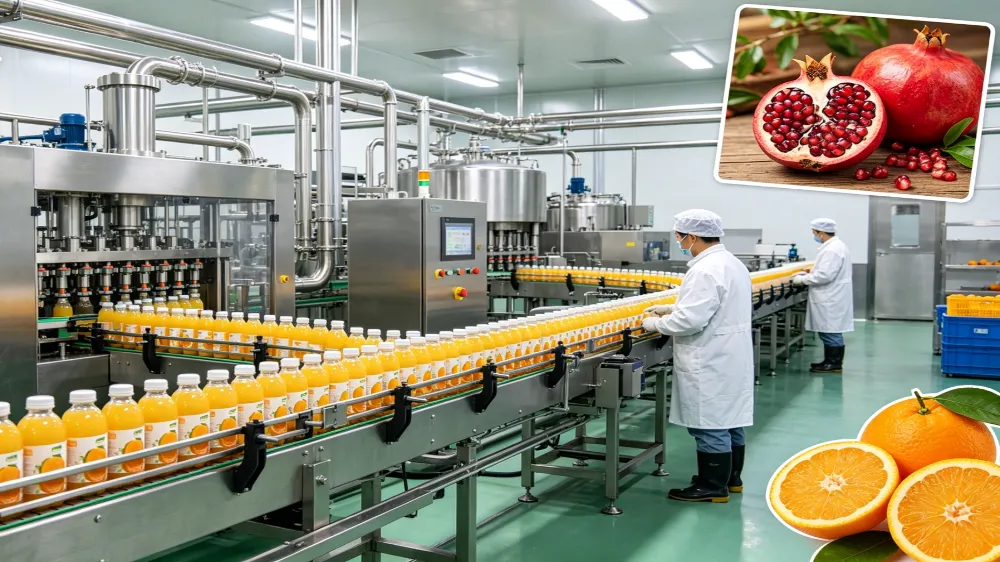 Cách xây dựng dây chuyền sản xuất nước trái cây xử lý nhiều loại trái cây